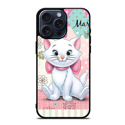 MARIE THE ARISTOCATS CAT CUTE CARTOON iPhone 15 Pro Max Case Cover