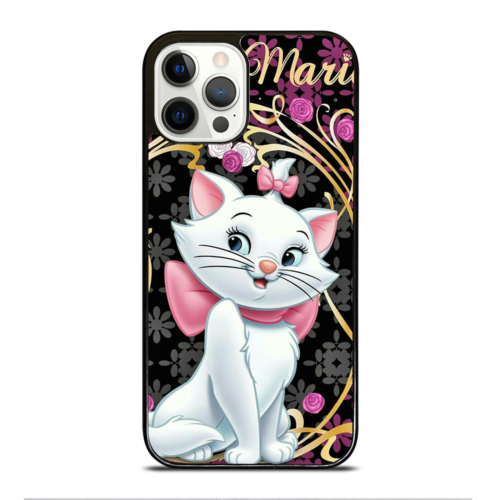 MARIE THE ARISTOCATS CAT FLORAL CARTOON iPhone 12 Pro Case Cover