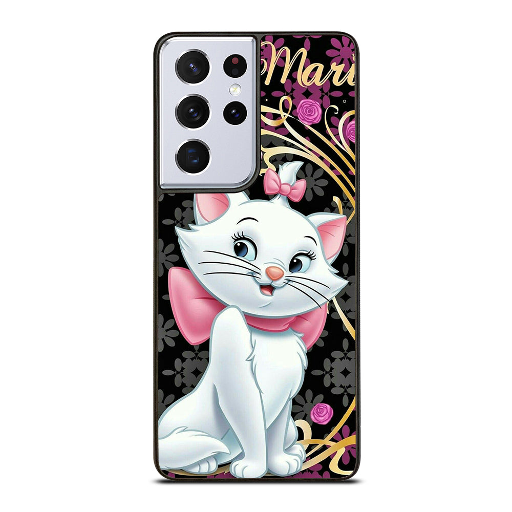 MARIE THE ARISTOCATS CAT FLORAL CARTOON Samsung Galaxy S21 Ultra Case Cover