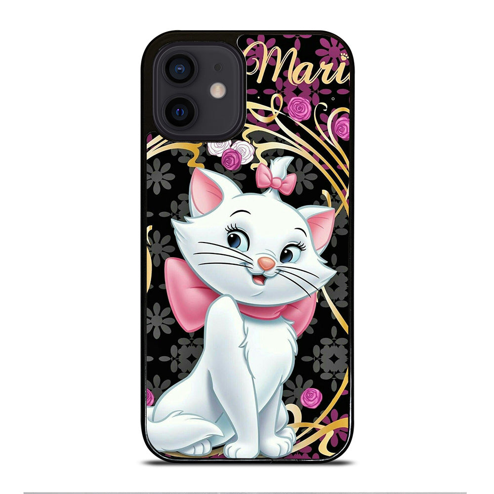 MARIE THE ARISTOCATS CAT FLORAL CARTOON iPhone 12 Mini Case Cover