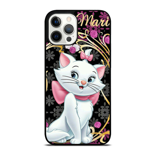 MARIE THE ARISTOCATS CAT FLORAL CARTOON iPhone 12 Pro Max Case Cover