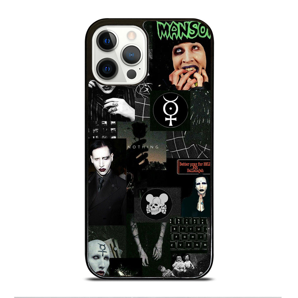 MARILYN MANSON COLLAGE iPhone 12 Pro Case Cover
