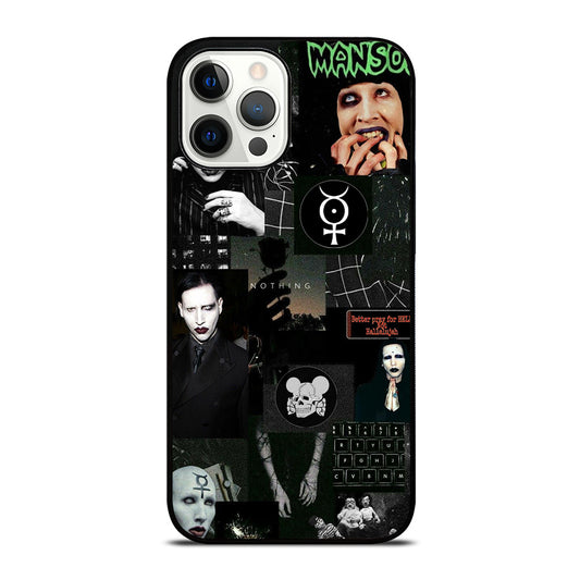 MARILYN MANSON COLLAGE iPhone 12 Pro Max Case Cover