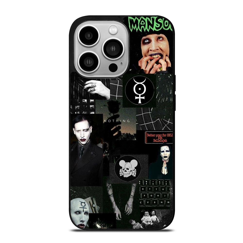 MARILYN MANSON COLLAGE iPhone 14 Pro Case Cover