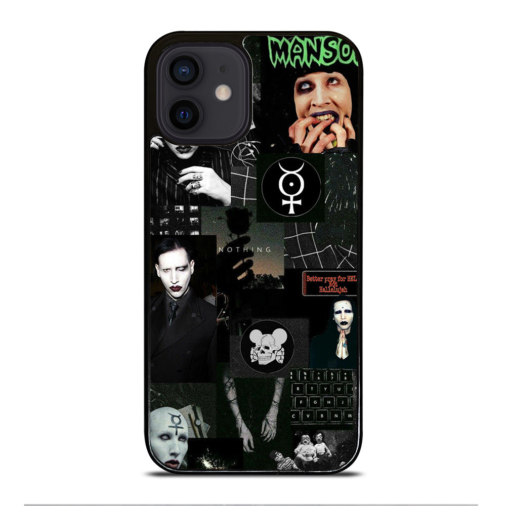 MARILYN MANSON COLLAGE iPhone 12 Mini Case Cover