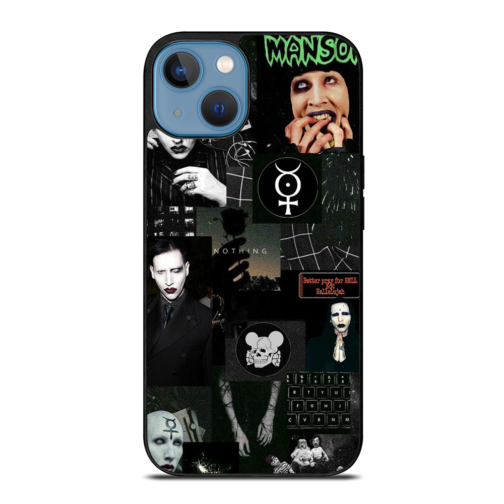 MARILYN MANSON COLLAGE iPhone 13 Case Cover