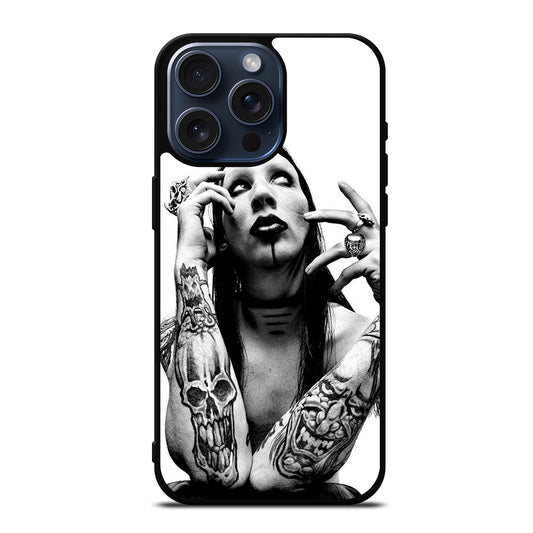 MARILYN MANSON SINGER iPhone 15 Pro Max Case Cover