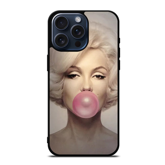 MARILYN MONROE GUM iPhone 15 Pro Max Case Cover
