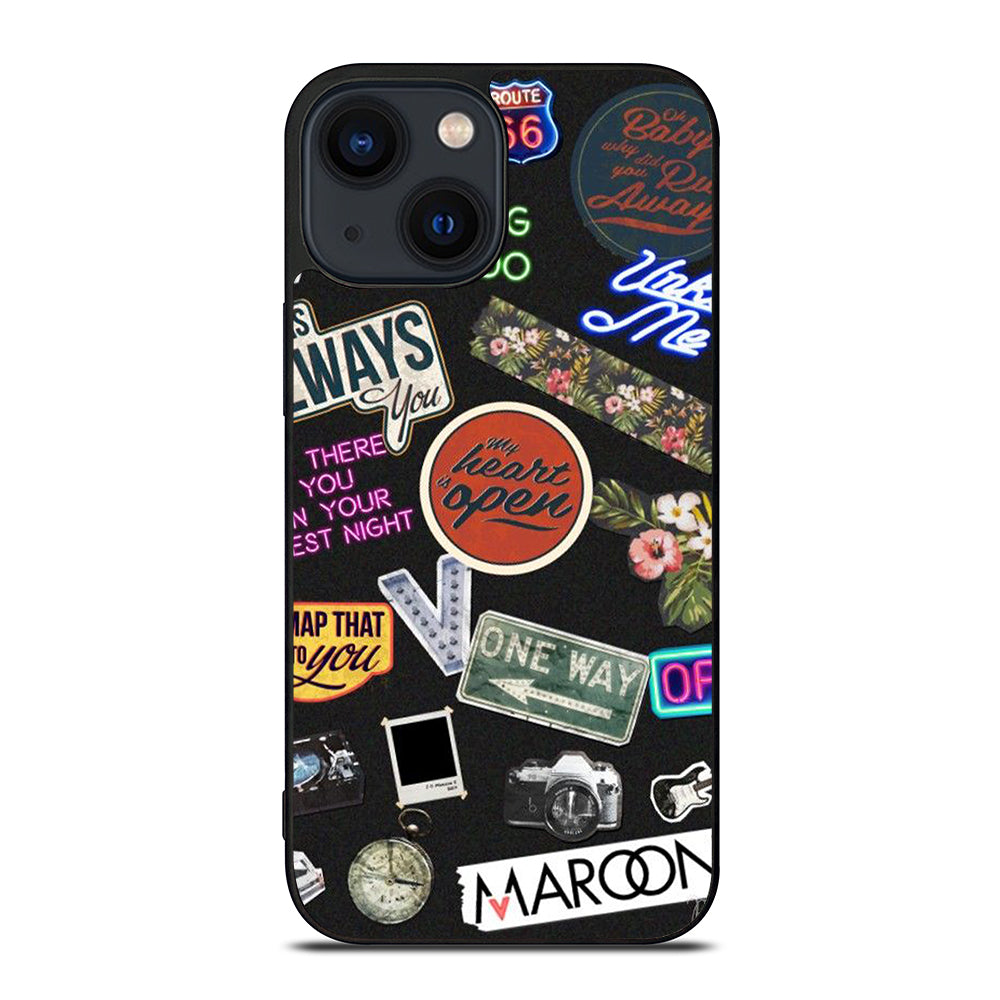 MAROON 5 PATTERN iPhone 14 Plus Case Cover