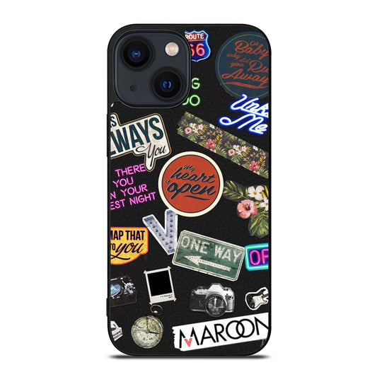 MAROON 5 PATTERN iPhone 14 Plus Case Cover