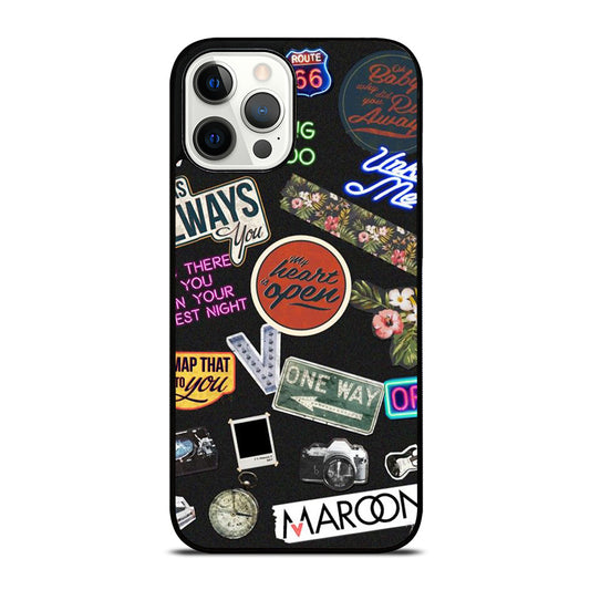 MAROON 5 PATTERN iPhone 12 Pro Max Case Cover