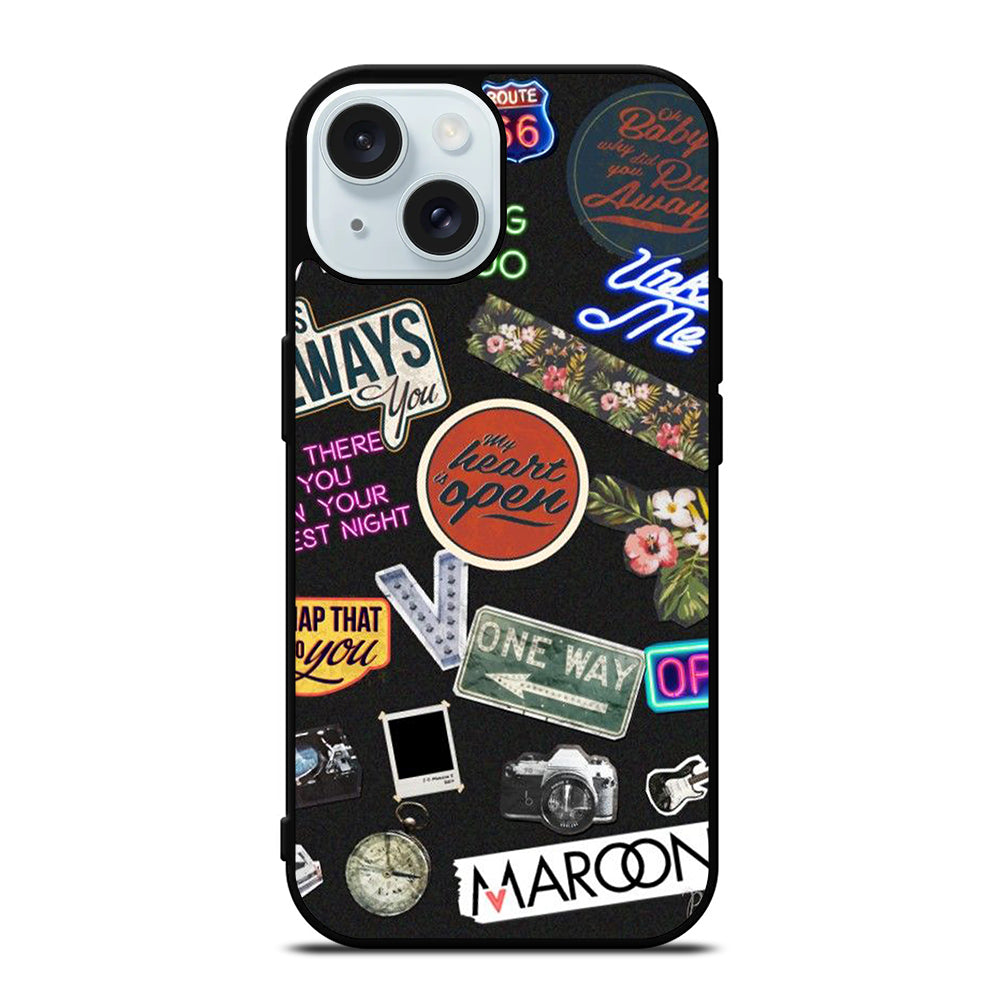 MAROON 5 PATTERN iPhone 15 Case Cover