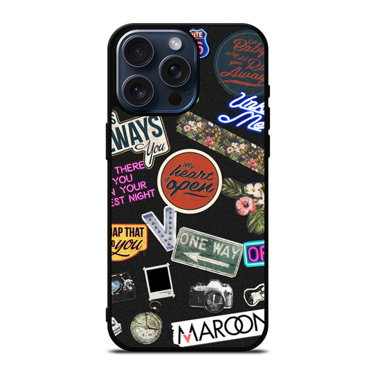 MAROON 5 PATTERN iPhone 15 Pro Max Case Cover