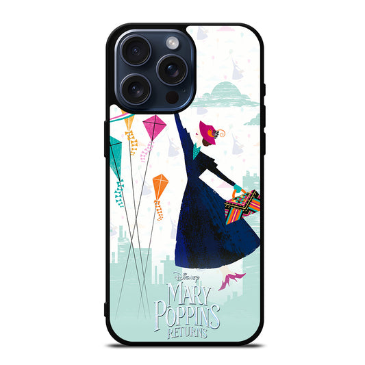 MARY POPPINS ART DISNEY iPhone 15 Pro Max Case Cover