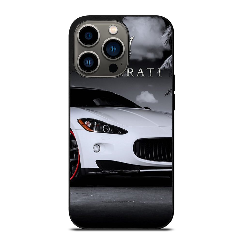 MASERATI WHITE CAR iPhone 13 Pro Case Cover