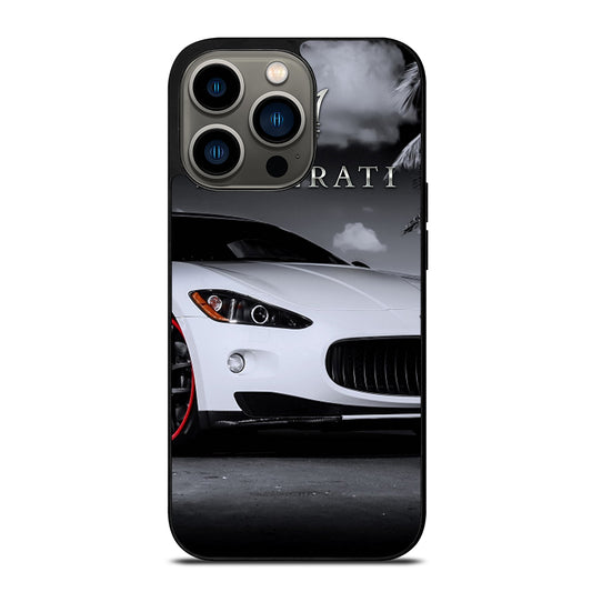 MASERATI WHITE CAR iPhone 13 Pro Case Cover