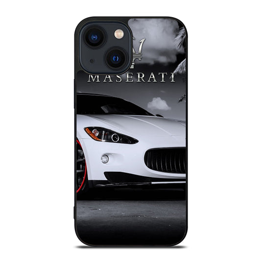 MASERATI WHITE CAR iPhone 14 Plus Case Cover