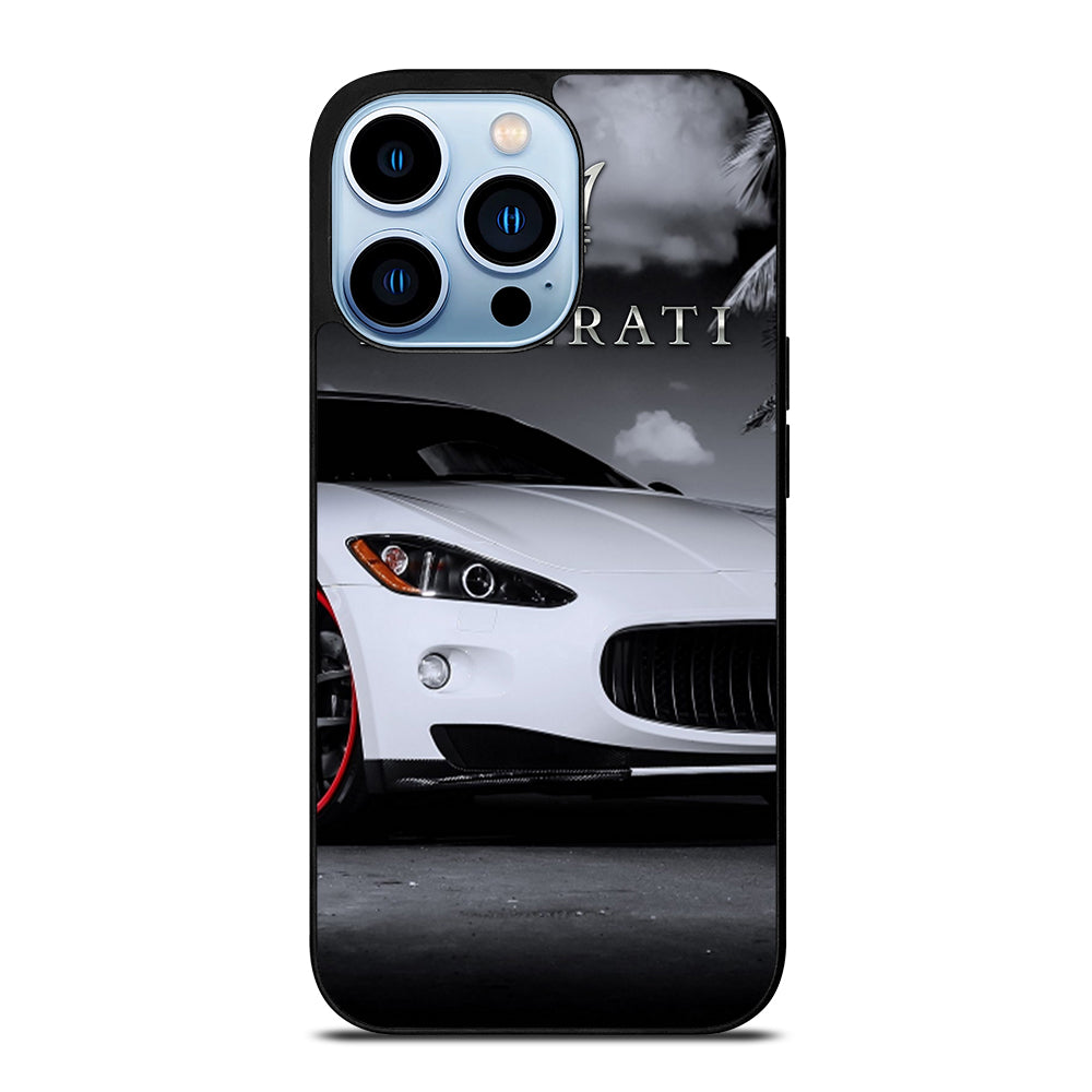 MASERATI WHITE CAR iPhone 13 Pro Max Case Cover