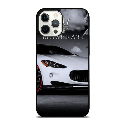 MASERATI WHITE CAR iPhone 12 Pro Max Case Cover