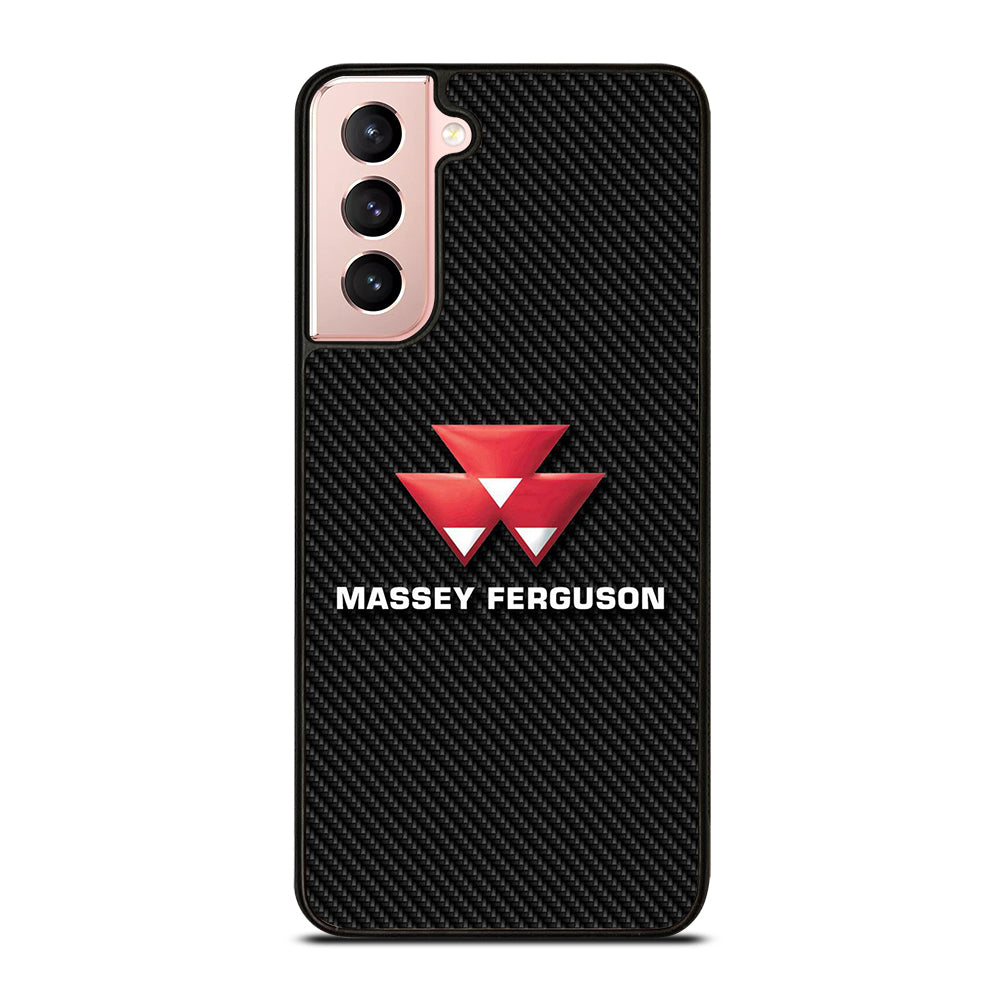 MASSEY FERGUSON LOGO CARBON Samsung Galaxy S21 Case Cover