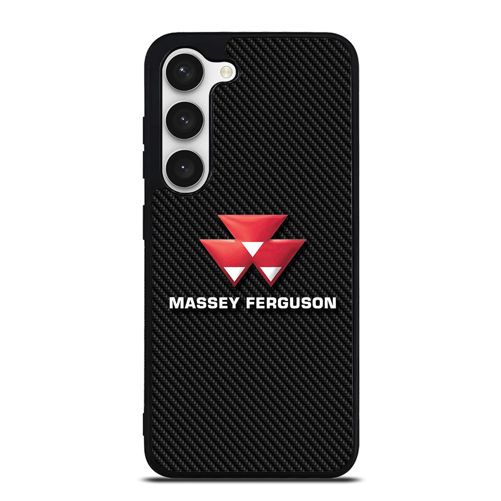 MASSEY FERGUSON LOGO CARBON Samsung Galaxy S23 Case Cover