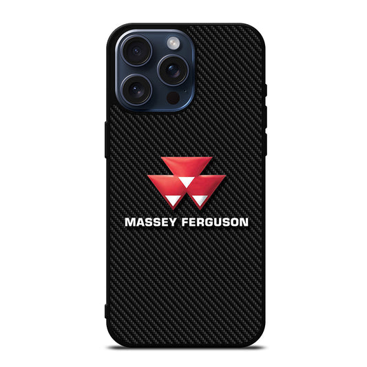 MASSEY FERGUSON LOGO CARBON iPhone 15 Pro Max Case Cover