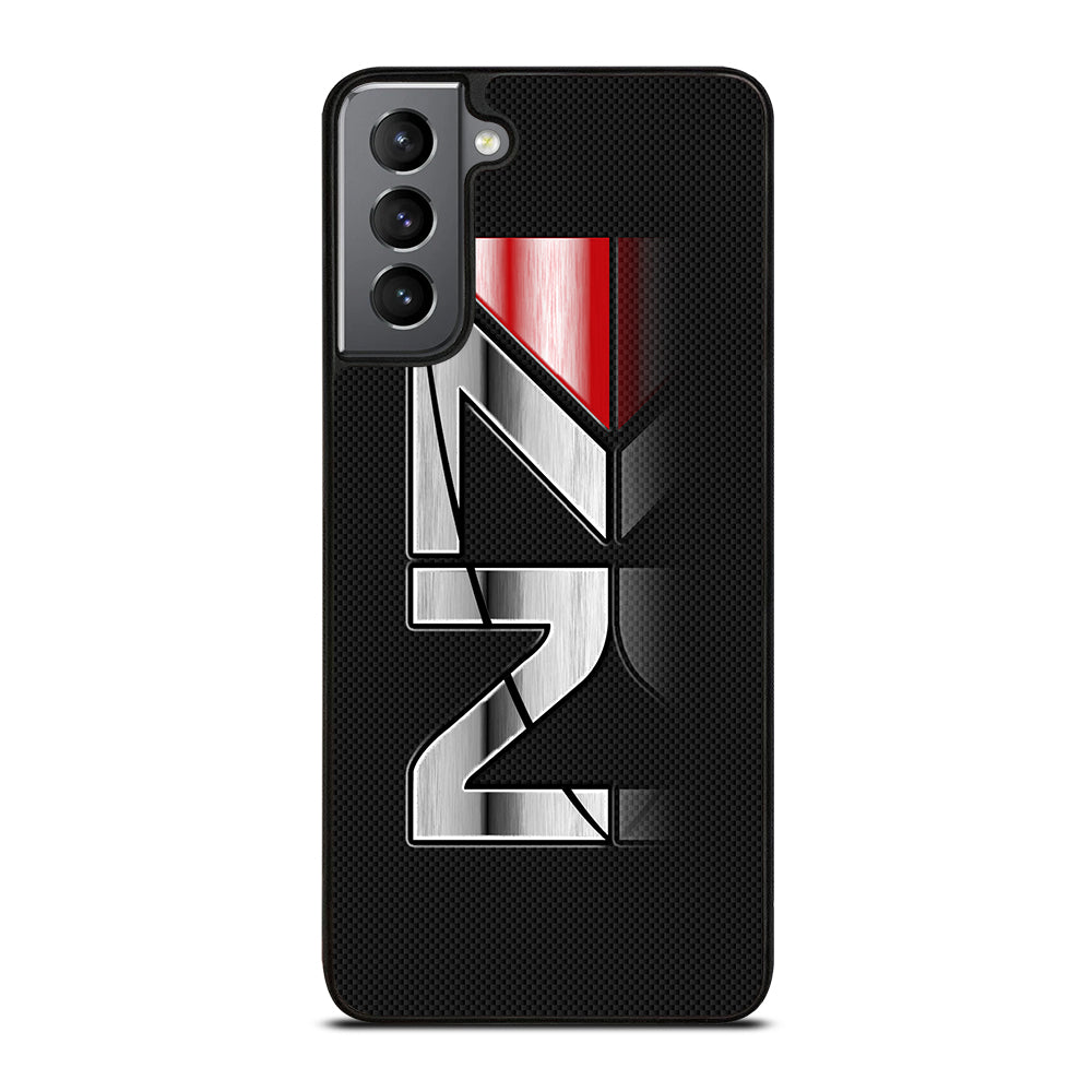 MASS EFFECT N7 LOGO CARBON Samsung Galaxy S21 Plus Case Cover