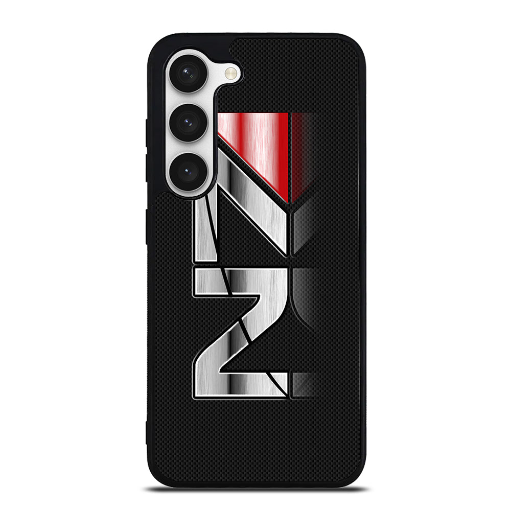MASS EFFECT N7 LOGO CARBON Samsung Galaxy S23 Case Cover