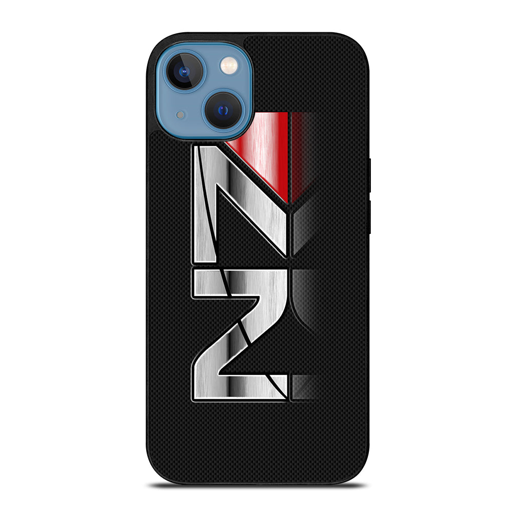 MASS EFFECT N7 LOGO CARBON iPhone 13 Case Cover