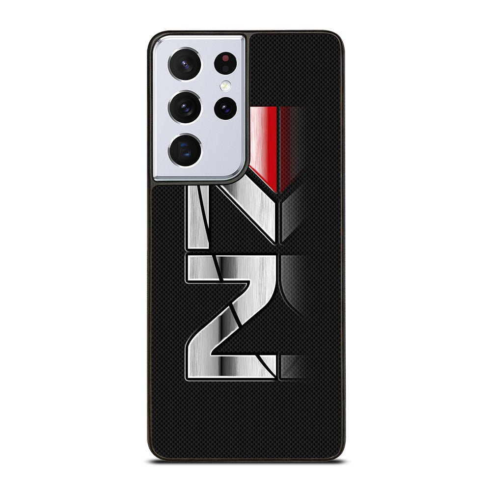 MASS EFFECT N7 LOGO CARBON Samsung Galaxy S21 Ultra Case Cover