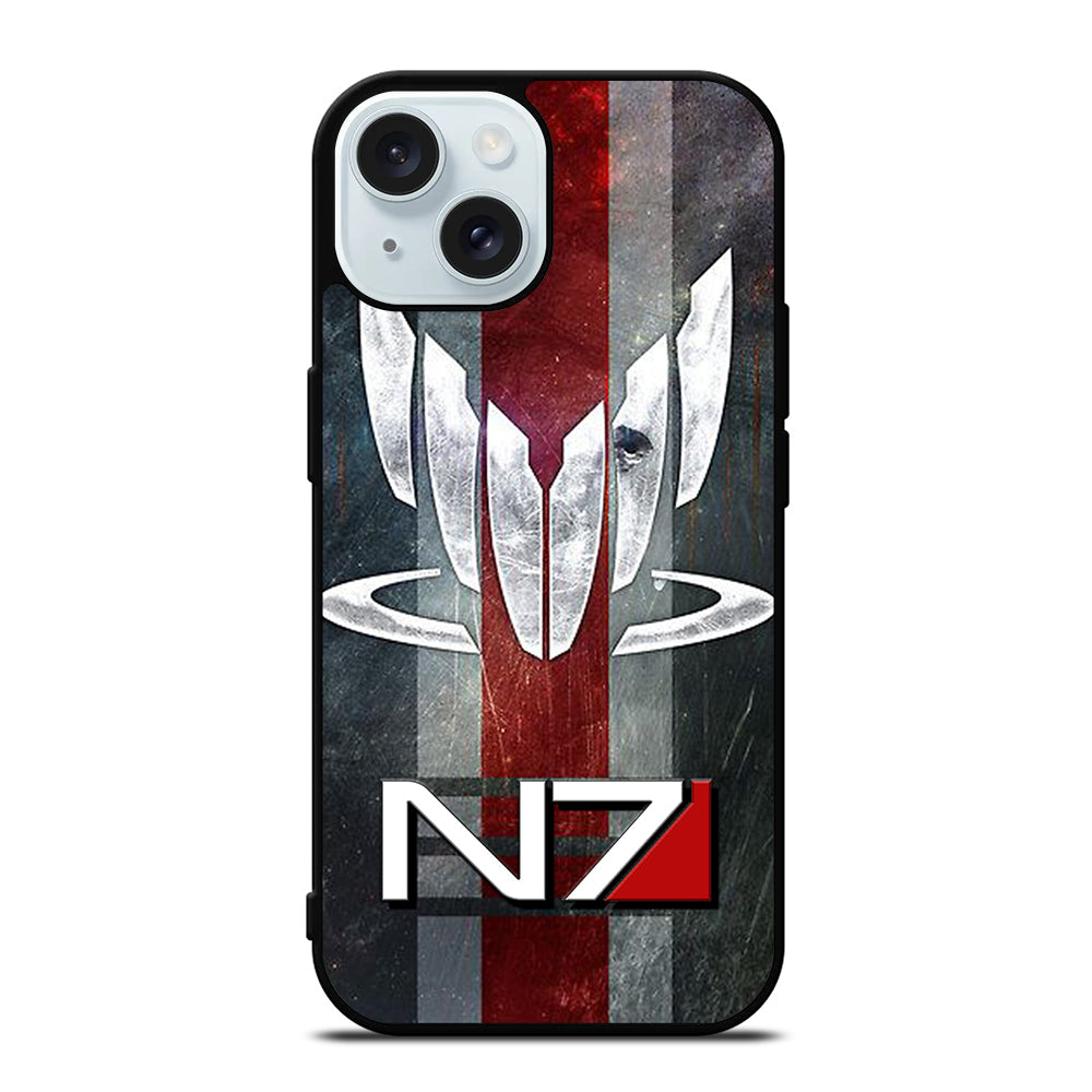 MASS EFFECT N7 LOGO STRIPE iPhone 15 Case Cover