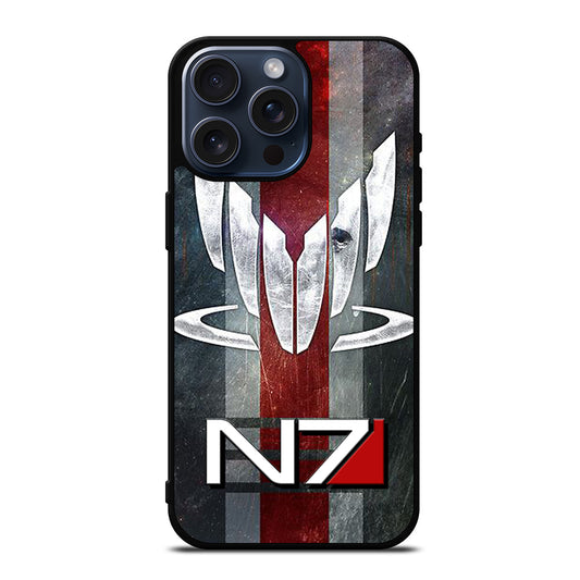 MASS EFFECT N7 LOGO STRIPE iPhone 15 Pro Max Case Cover
