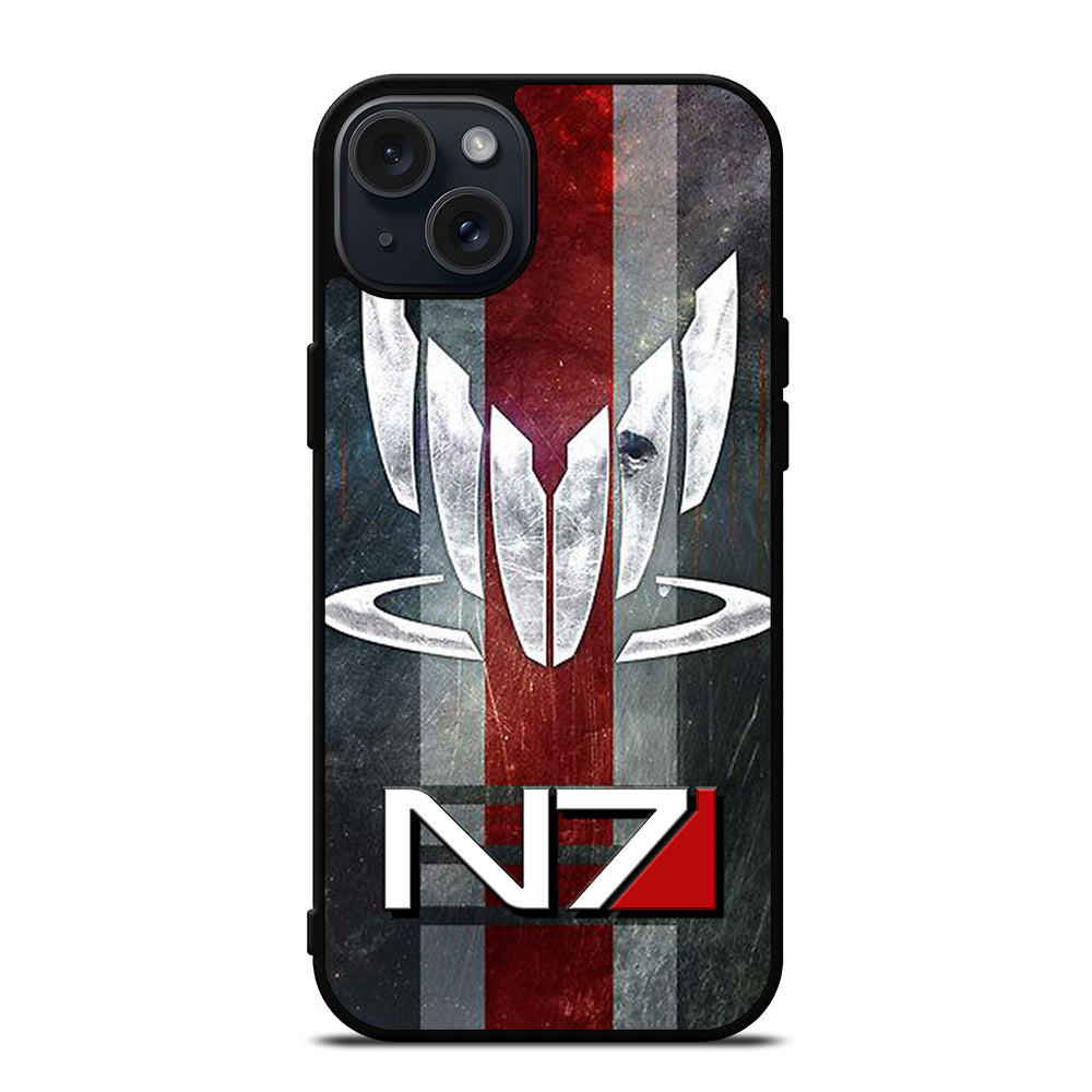MASS EFFECT N7 LOGO STRIPE iPhone 15 Plus Case Cover