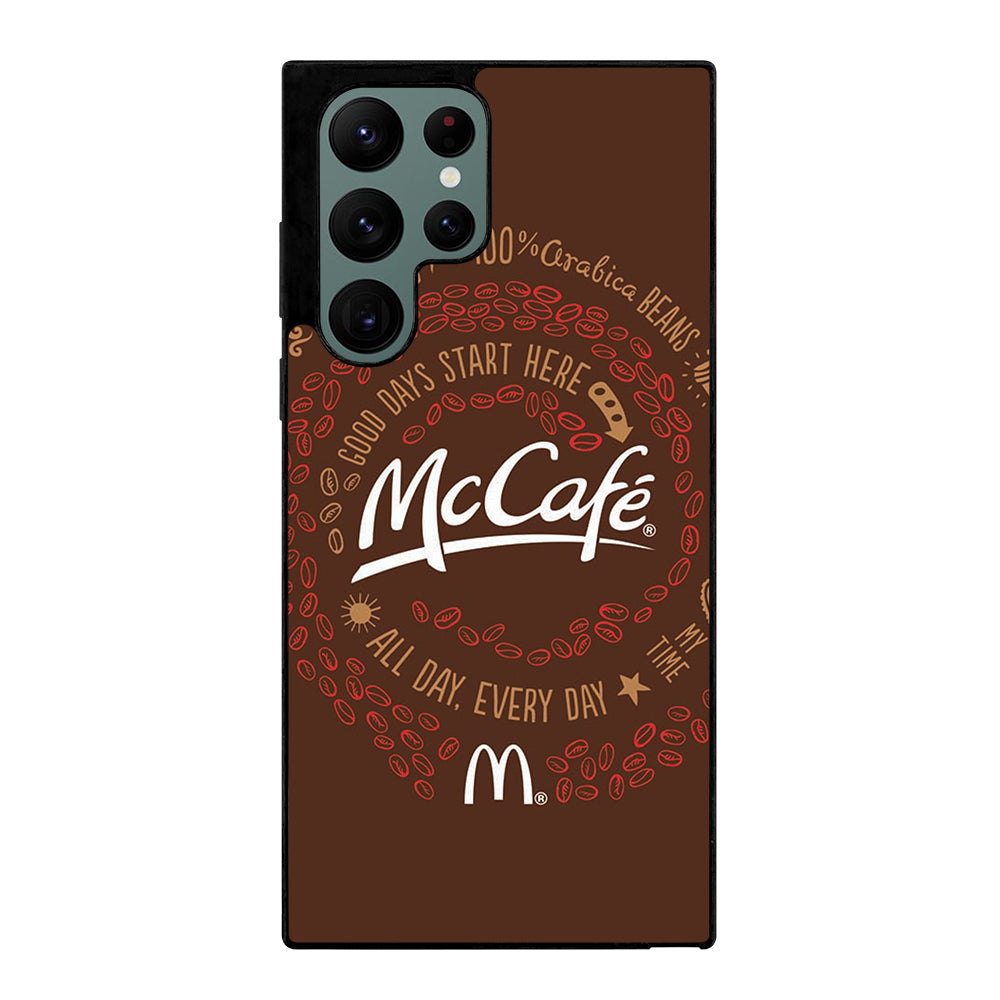 MCCAFE LOGO QUOTE Samsung Galaxy S22 Ultra Case Cover