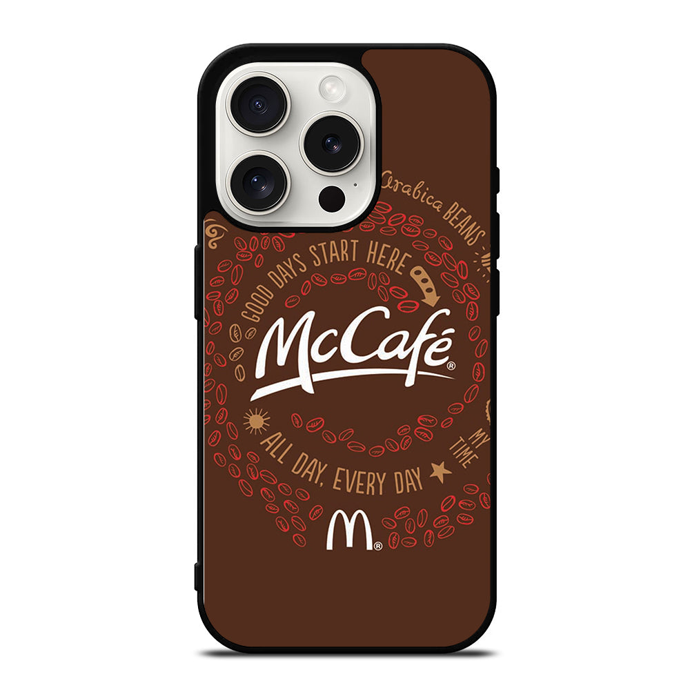 MCCAFE LOGO QUOTE iPhone 15 Pro Case Cover