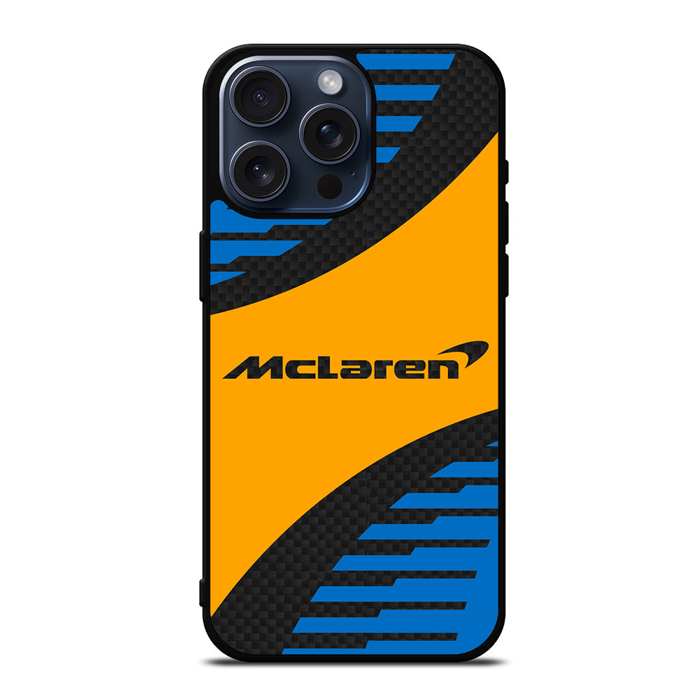 MCLAREN LOGO 2 iPhone 15 Pro Max Case Cover – casecentro