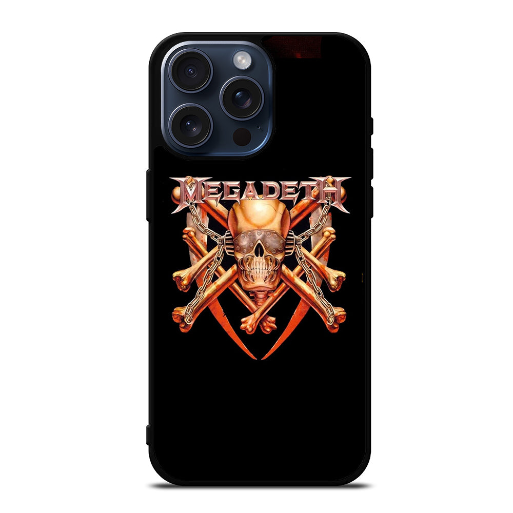 MEGADETH SKULL LOGO iPhone 15 Pro Max Case Cover
