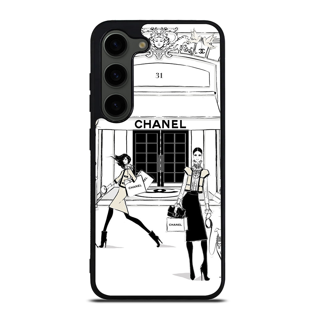 Black White Chanel iPhone X Case