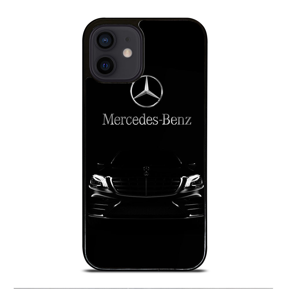 MERCEDES BENZ BLACK CAR iPhone 12 Mini Case Cover