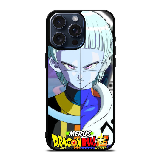 MERUS ANGEL DRAGON BALL ANIME 2 iPhone 15 Pro Max Case Cover