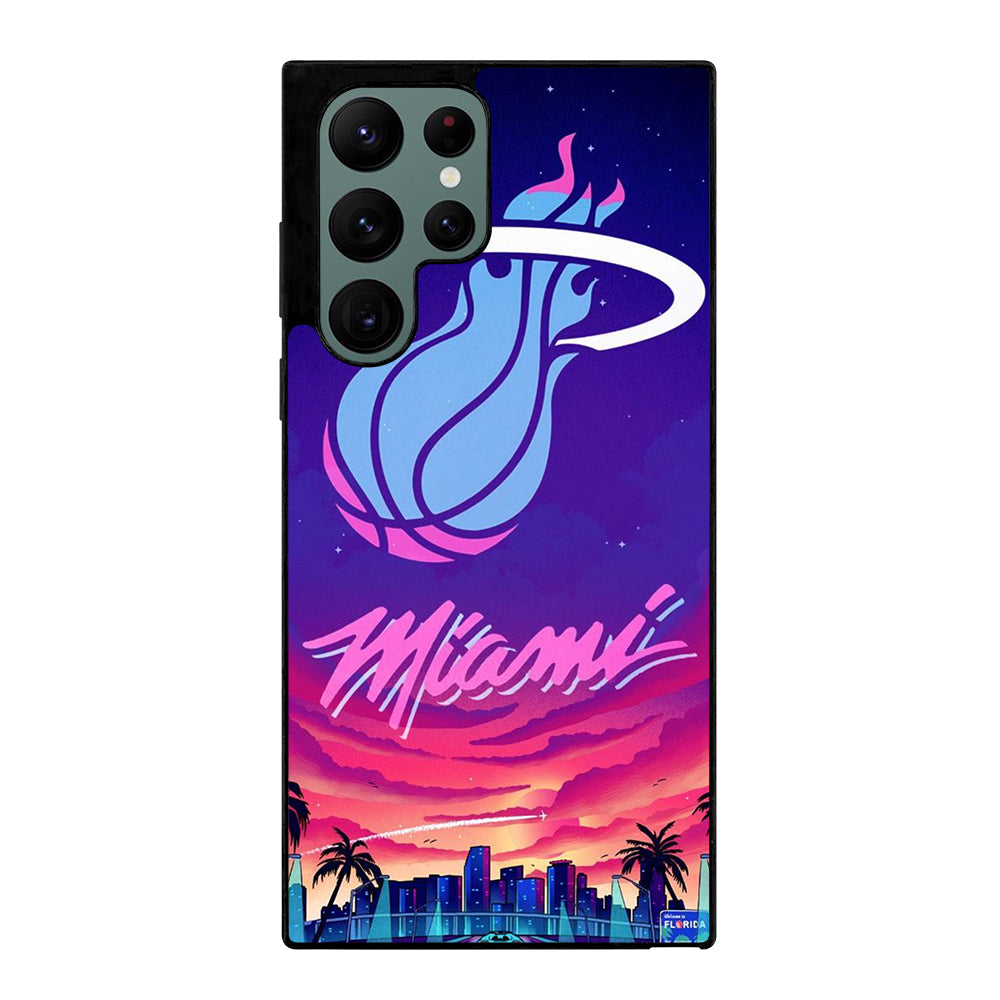 MIAMI HEAT NBA TEAM LOGO 2 Samsung Galaxy S22 Ultra Case Cover