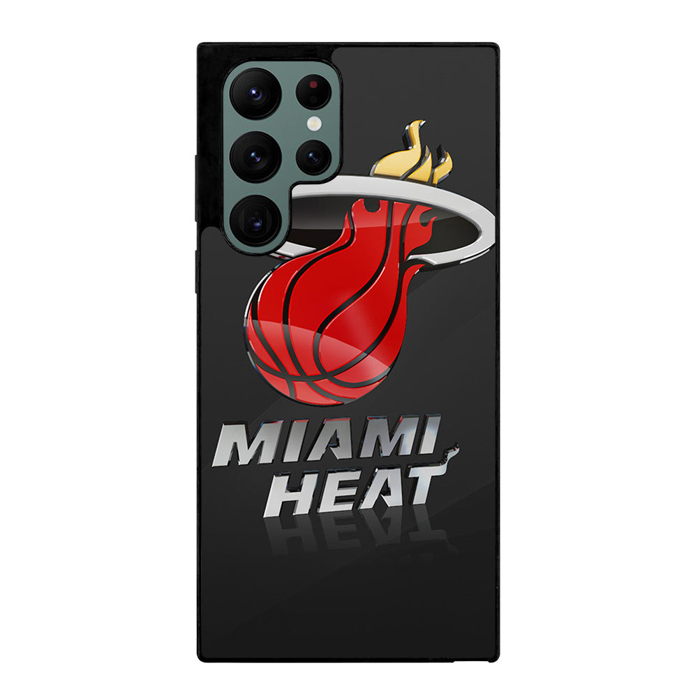 MIAMI HEAT NBA TEAM LOGO 3 Samsung Galaxy S22 Ultra Case Cover