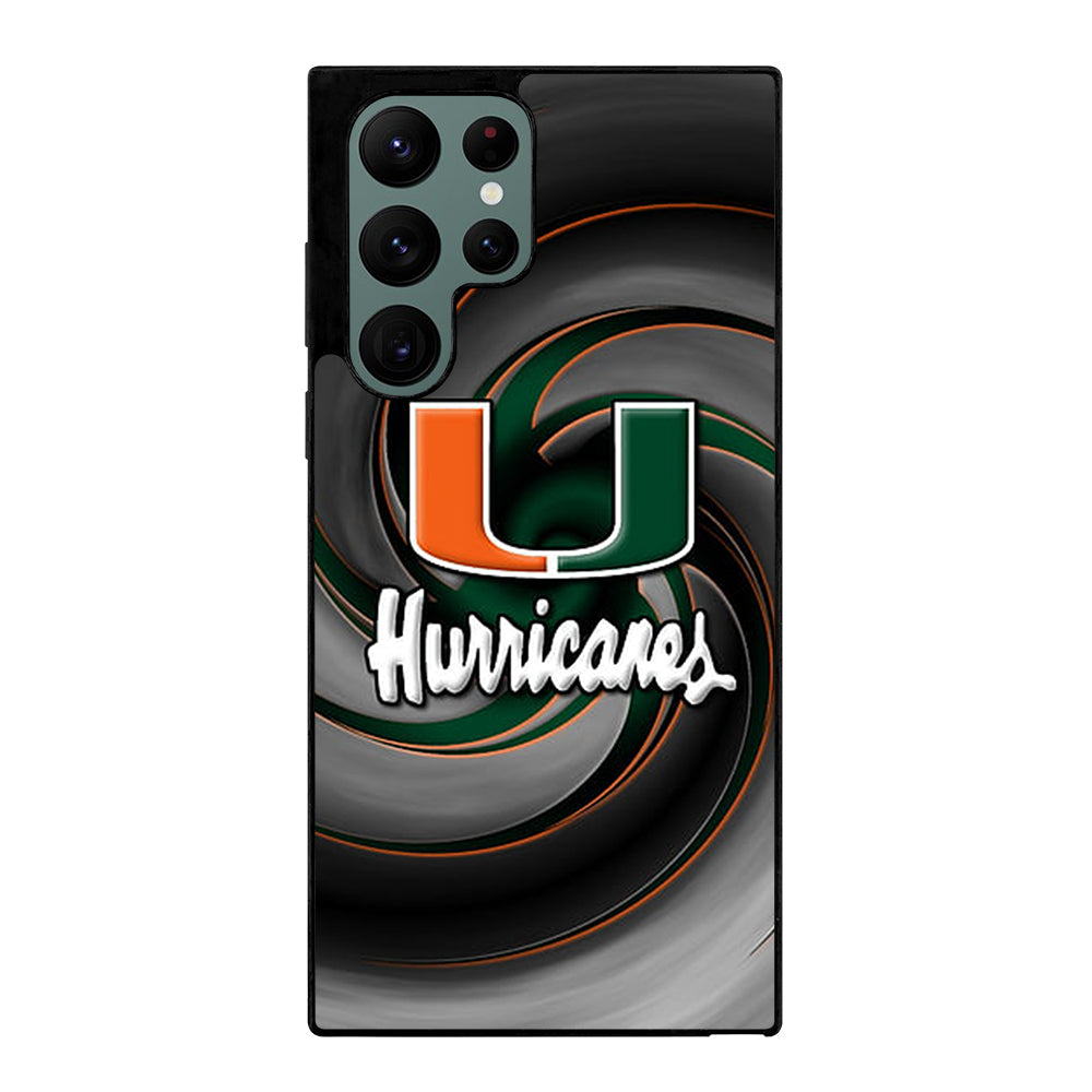 MIAMI HURRICANES NFL 1 Samsung Galaxy S22 Ultra Case Cover