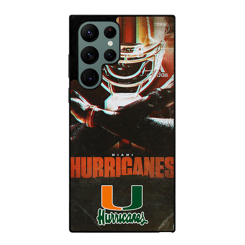 MIAMI HURRICANES NFL 2 Samsung Galaxy S22 Ultra Case Cover