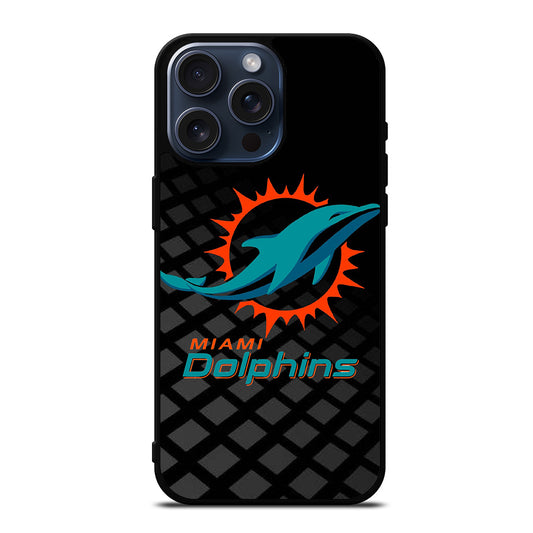 MIAMI DOLPHINS NFL LOGO 1 iPhone 15 Pro Max Case Cover