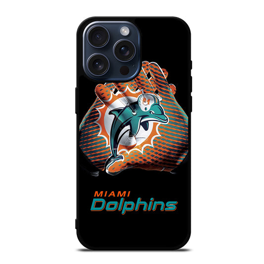 MIAMI DOLPHINS NFL LOGO 2 iPhone 15 Pro Max Case Cover