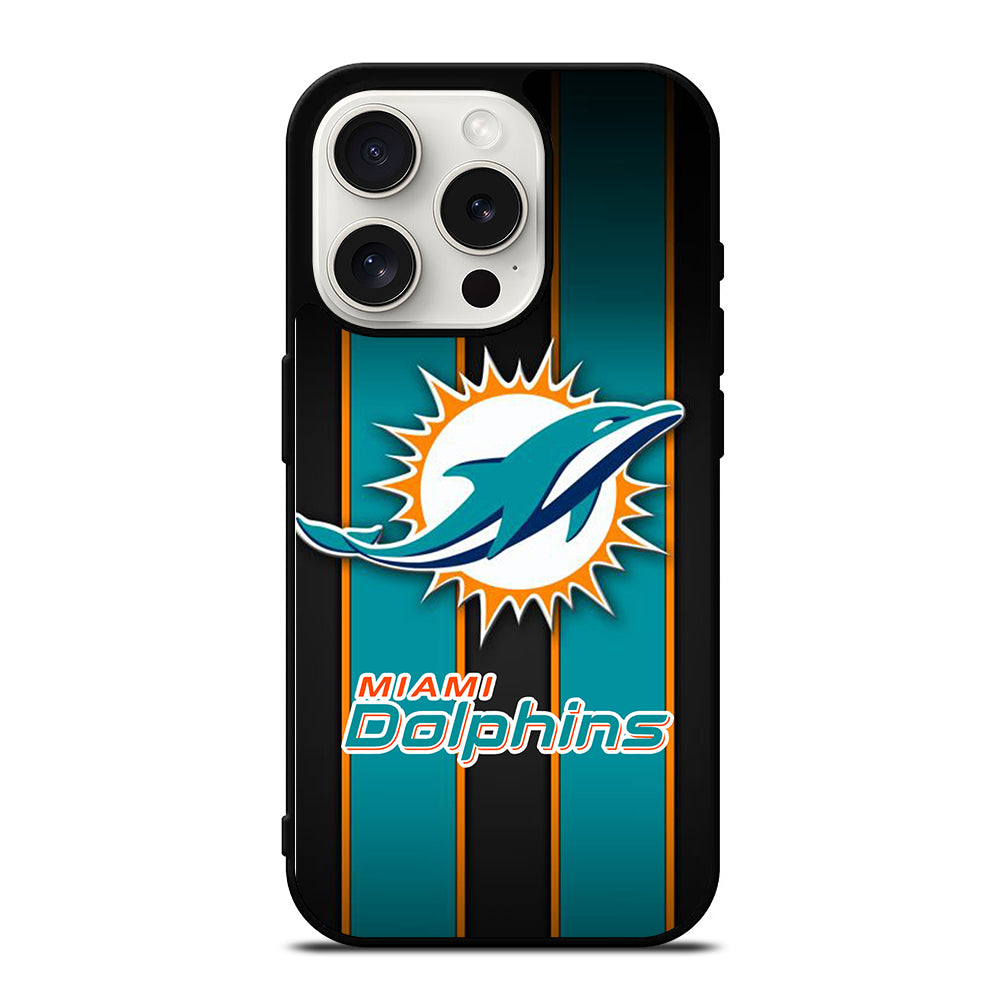 MIAMI DOLPHINS NFL LOGO 3 iPhone 15 Pro Case Cover
