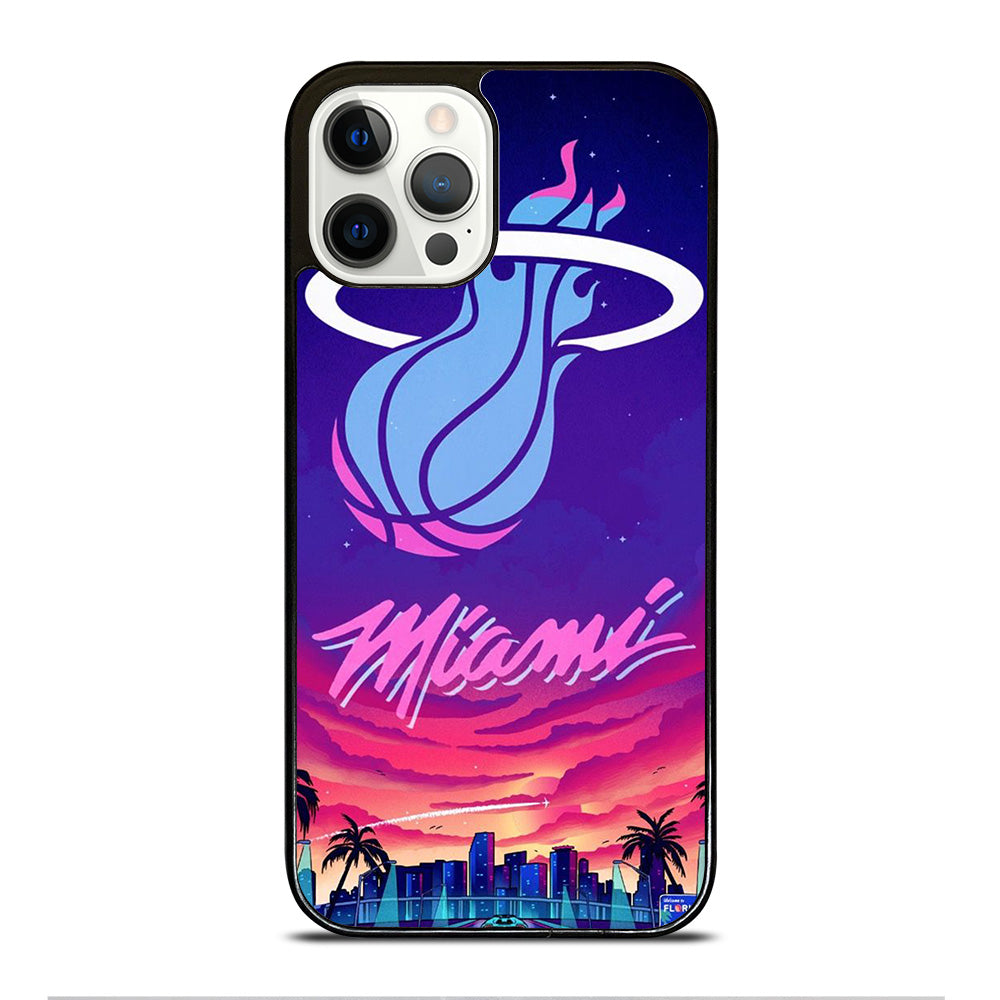 MIAMI HEAT NBA TEAM LOGO 2 iPhone 12 Pro Case Cover