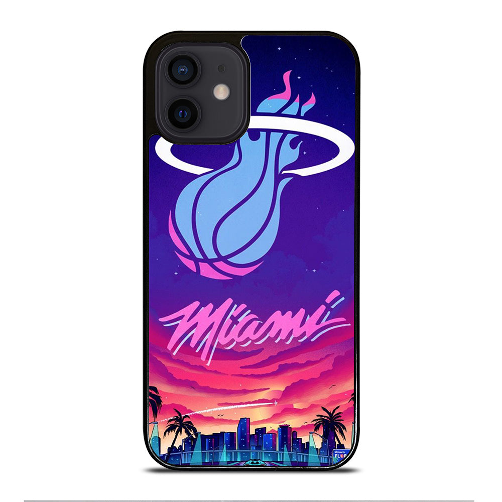 MIAMI HEAT NBA TEAM LOGO 2 iPhone 12 Mini Case Cover