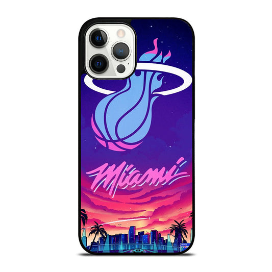 MIAMI HEAT NBA TEAM LOGO 2 iPhone 12 Pro Max Case Cover